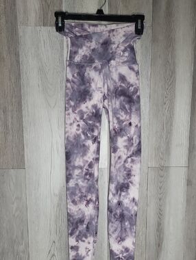 Lululemon Align High Rise Criss Cross Diamond Dye Leggings Size 2 Buttery Soft